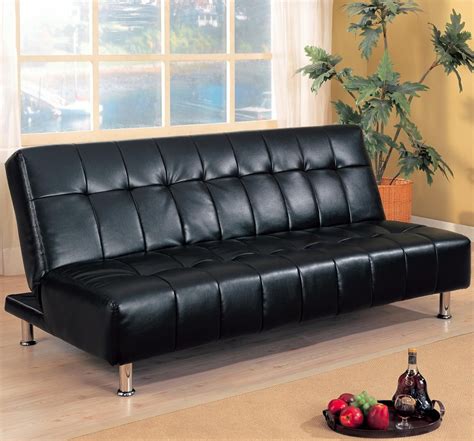 Leather Fold Out Couch